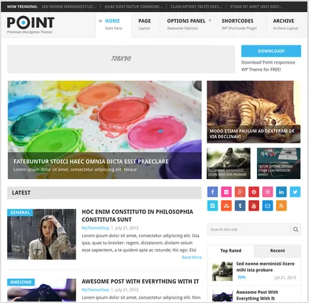 WordPress theme Point